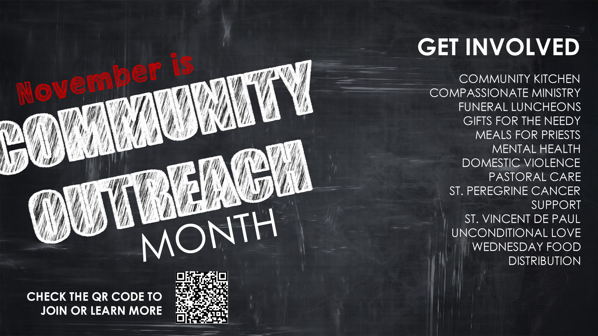 November Community Outreach Month